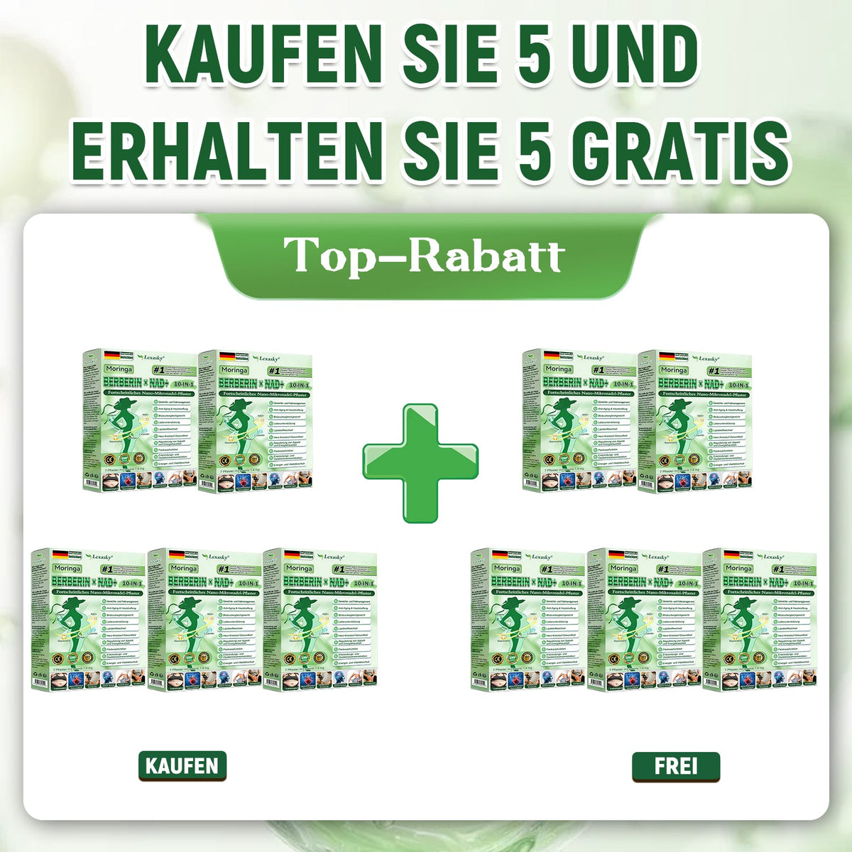 🎁 Nur noch 5 Boxen 𝐋𝐞𝐱𝐚𝐬𝐤𝐲® auf Lager! Spare heute zusätzlich 30% – starte deine tägliche Wellness-Routine, bevor dieses limitierte Angebot endet! ✅